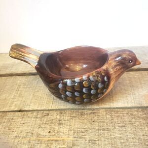 GLAZED PORCELAIN Bird Decorative Bowl Shelf Decor